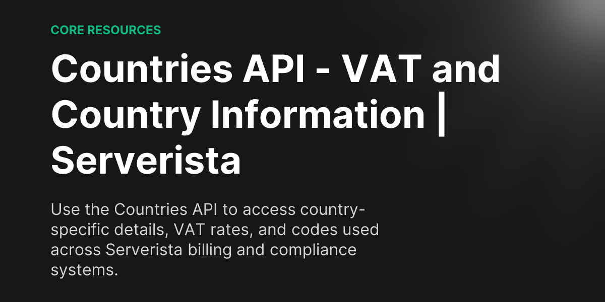 countries-api-vat-and-country-information-serverista-serverista